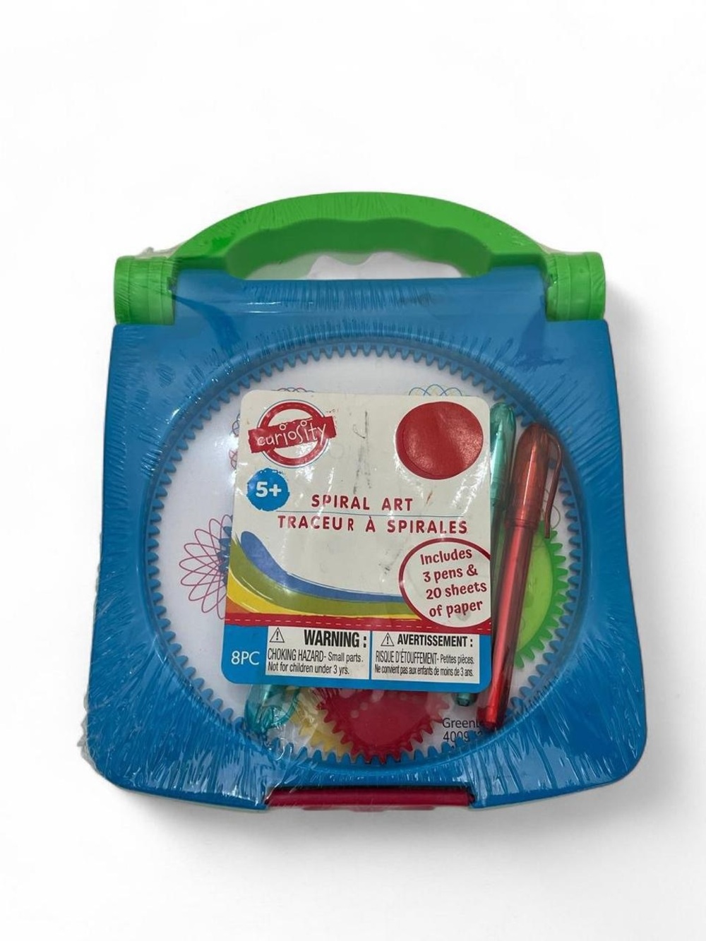 8 Piece Kids Spiral Art Set Curiosity Arts & Crafts for Kids NIP NWT